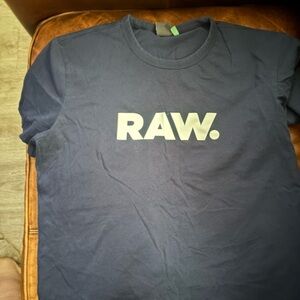 RAW. Men's Navy Blue T-Shirt
